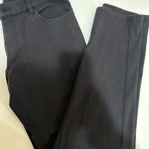 Theory Mens Straight Leg Black Jeans